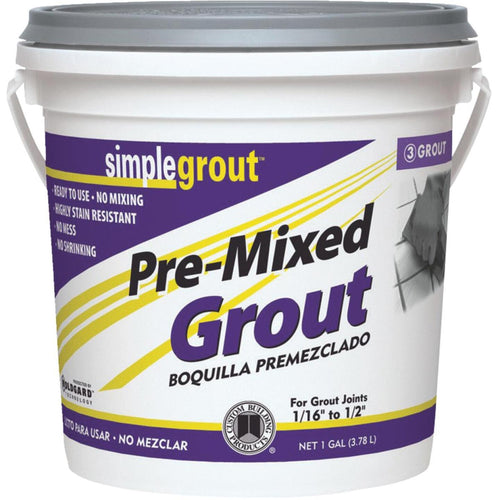 Custom Building Products Simplegrout Gallon Natural Gray Sanded Tile Grout