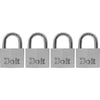 Do it 1-1/2 In. Aluminum Keyed Padlock (4 Pack)