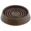Do it 1-3/4 In. Inner Diameter Round Brown Furniture Leg Cup,(4-Pack)