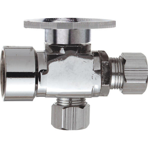 Do it 1/2 In. FIP x 3/8 In. OD x 3/8 In. OD Quarter Turn Angle Valve