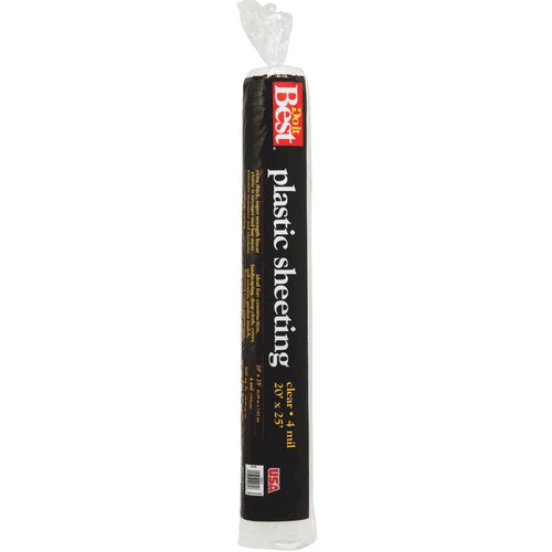Do it Best 20 Ft. X 25 Ft. Clear 4 Mil. Poly Film Sheeting
