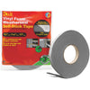Do it Best 3/4 W x 3/16 T x 17' L Charcoal Foam Weatherstrip Tape