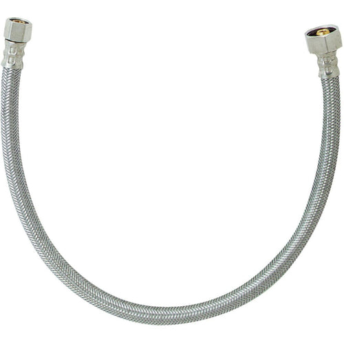 Do it Best 3/8 In. C X 1/2 In. F X 20 In. L Stainless Steel Faucet Connector