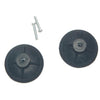 Erickson 3 In. Black Roof Rack Suction Cup (2-Pack)