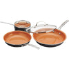 Gotham Steel Gray Non-Stick Aluminum Round Cookware Set (5-Piece)