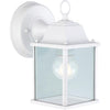 Home Impressions 100W Incandescent White Lantern Outdoor Wall Light Fixture
