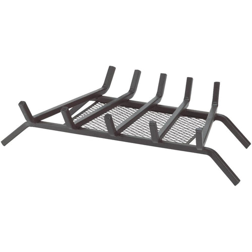 Home Impressions 20 In. Steel Fireplace Grate with Ember Screen