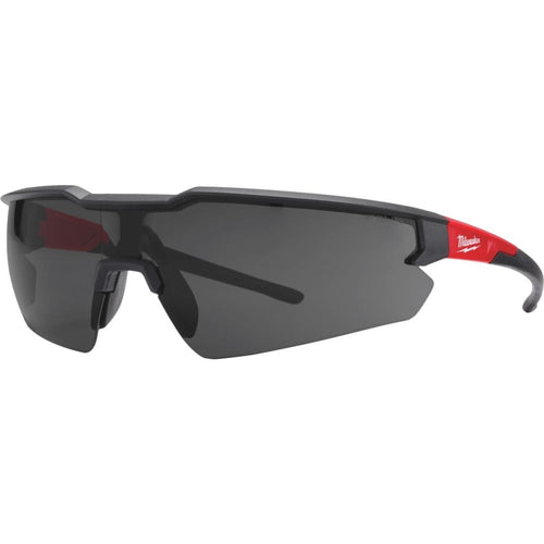Milwaukee Red & Black Frame Safety Glasses with Tinted Lenses (3-Pack)