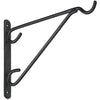 National 8 In. Black Vinyl-Coated Steel Plant Hanger Bracket
