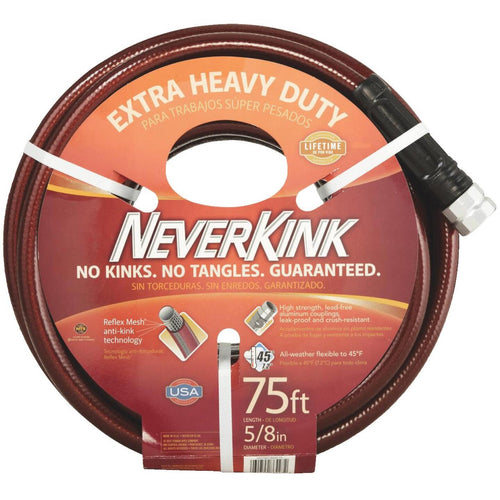 Neverkink 5/8 In. Dia. x 75 Ft. L. Extra Heavy-Duty Garden Hose