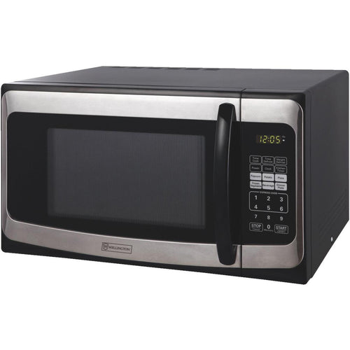 Perfect Aire 1.1 Cu. Ft. Black Countertop Microwave