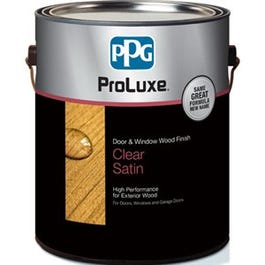 ProLuxe Door & Window Wood Finish, Transparent Satin, Mahogany, 1-Qt.