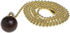 BEADED CHAIN W/WOODBALL