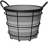 BUSHEL BASKET 10 IN WIRE W/PRINT LINER