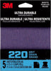 SANDING SHEET 1/4 IN 220 GRIT 5P