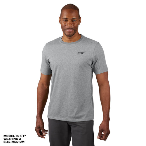 Hybrid Work Tee - Short Sleeve - Gray 3X