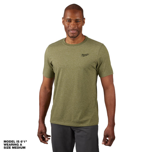 Hybrid Work Tee - Short Sleeve - Green 3X