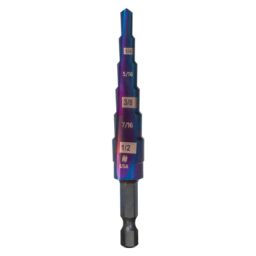 Spyder 3/16″ – 1/2″ 6-Step Bit