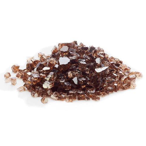 Exotic Pebbles and Glass Reflective Fire Glass