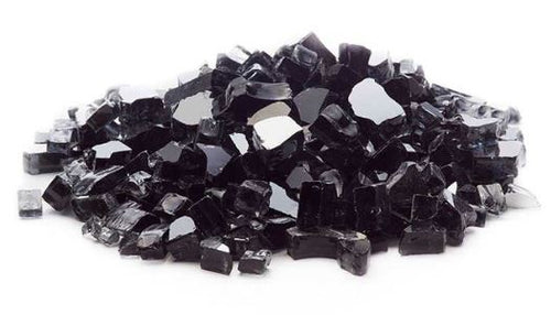 Exotic Pebbles and Glass Reflective Fire Glass