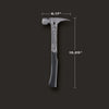 Stiletto 14 oz TIBONE™ Milled/Curved Titanium
