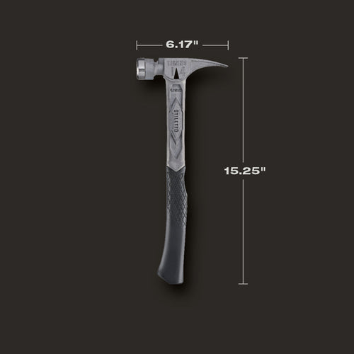 Stiletto 14 oz TIBONE™ Milled/Curved Titanium