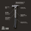 Stiletto 15 oz TIBONE™ Milled/Curved Titanium (Copy)