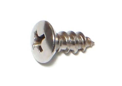 Midwest Fastener 18-8 Stainless Steel Phillips Oval Head Sheet Metal Screws