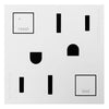 Self-Test GFCI Outlet, White, 15-Amp