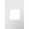 Wall Plate, Screwless, 1-Gang, Gloss White