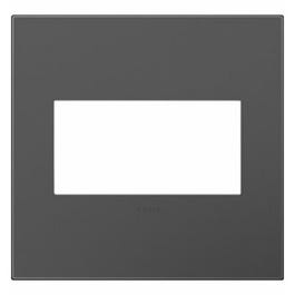 Wall Plate, Screwless, 2-Gang, Magnesium