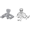 Prime-Line 1/2 In. W. x 1/4 In. H. x 3/4 In. L. Mill Storm Window Panel Clips (8 Count)