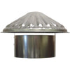 S & K Galvanized Steel 5 In. x 9-1/2 In. Vent Pipe Cap