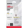 Satco 25W Equivalent Soft White B11 Candelabra LED Decorative Light Bulb