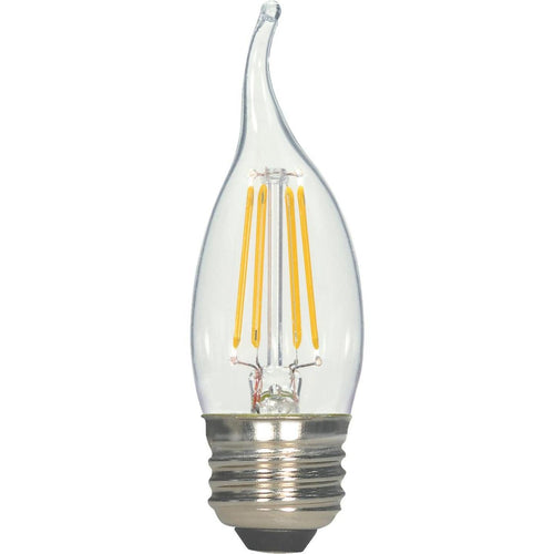 Satco 40W Equivalent Warm White CA11 Medium LED Decorative Light Bulb