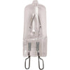 Satco 60W 120V Clear Double Loop Base T4 Halogen Special Purpose Light Bulb