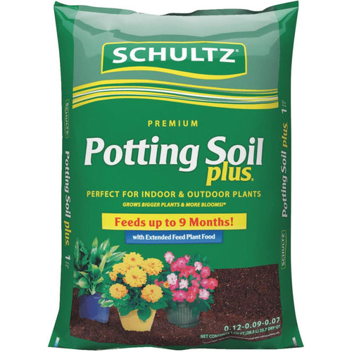 Schultz Premium 1 Cu. Ft. All Purpose Indoor & Outdoor Potting Soil Plus