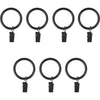 Umbra 1 In. Clip Curtain Ring, Black (7-Pack)