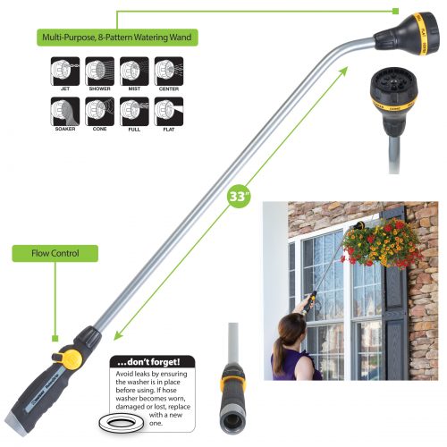 Melnor RelaxGrip® 8-Pattern Watering Wand