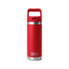 YETI RAMBLER® 18 Oz Water Bottle With Color-Matched Straw Cap