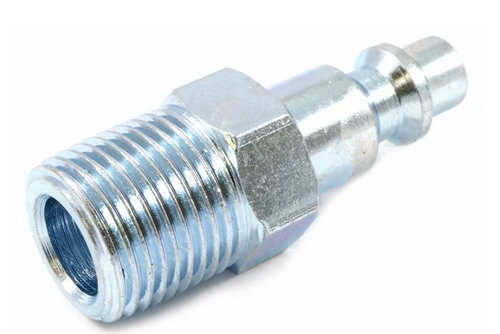 Forney Industries, Inc.  Industrial/Milton Style Plug, 1/4 in x 3/8 in MNPT