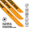Spyder 6 Wood/Metal Cutting 10/14/18 TPI Double-Edged Bi-Metal Reciprocating Saw Blade 3X3®