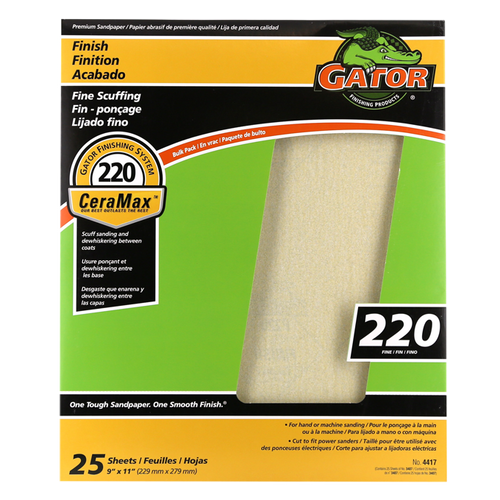 Gator CeraMax 9x11 Bulk Sanding Sheets