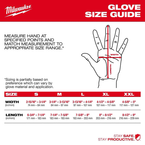 Milwaukee Cut Level 5 Nitrile Dipped Gloves - XL