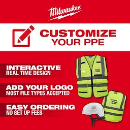 Milwaukee BOLT™ White Front Brim Hard Hat w/6pt Ratcheting Suspension (USA) - Type 1, Class E
