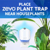 Zevo Plant Flying Insect Trap (1 Plug In Device & 2 Refill Cartridges)