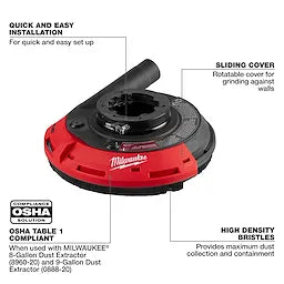 Milwaukee 7 Surface Grinding Dust Shroud