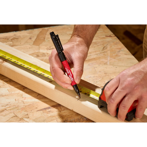 Milwaukee INKZALL™ Double Sided Black Jobsite Marker – Ultra Fine & Fine Point