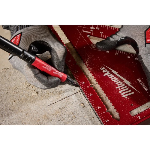 Milwaukee INKZALL™ Double Sided Black Jobsite Marker – Ultra Fine & Fine Point