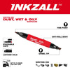 Milwaukee INKZALL™ Double Sided Black Jobsite Marker – Fine Point & Chisel Tip